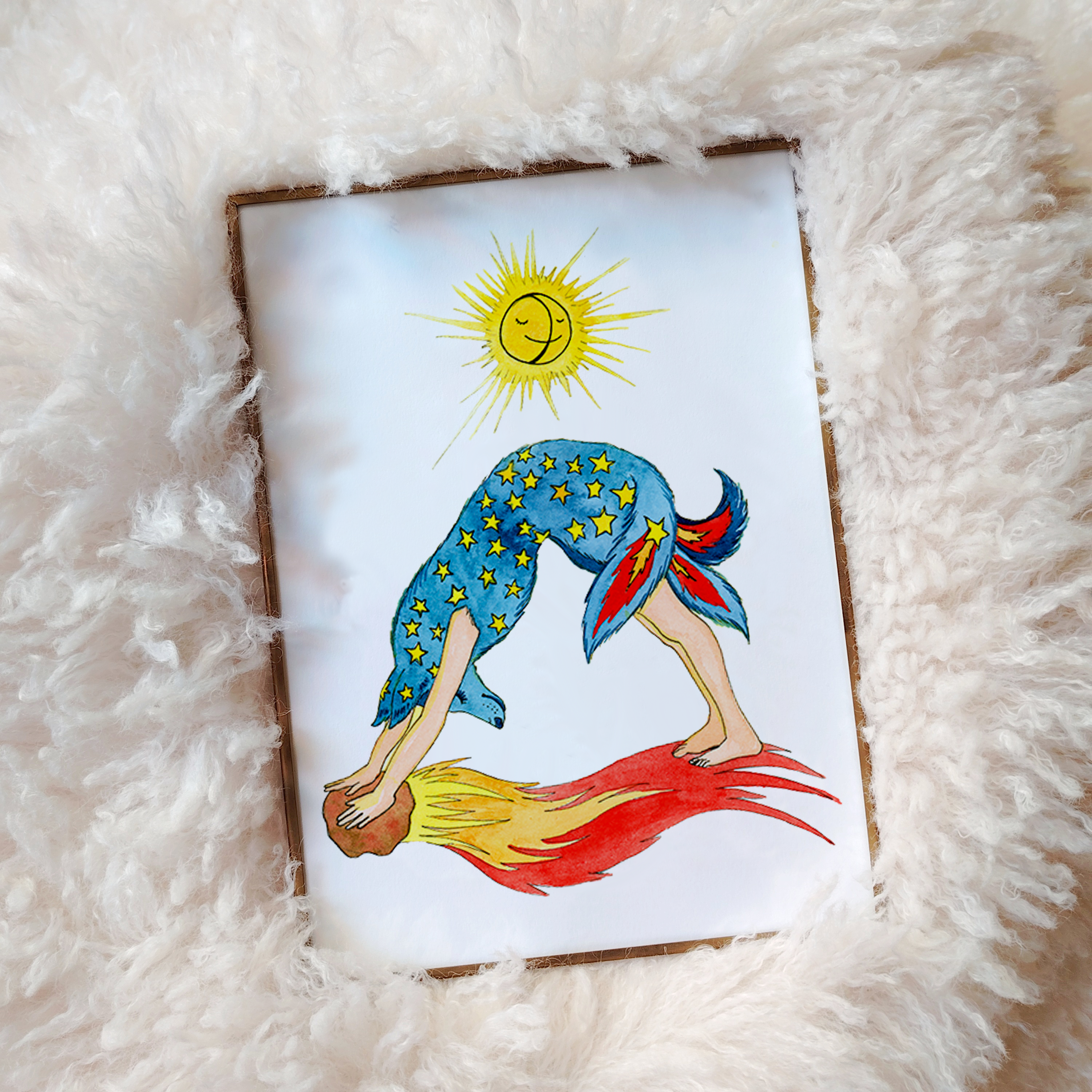 PRINT SADHANA - ADHOMUKHA