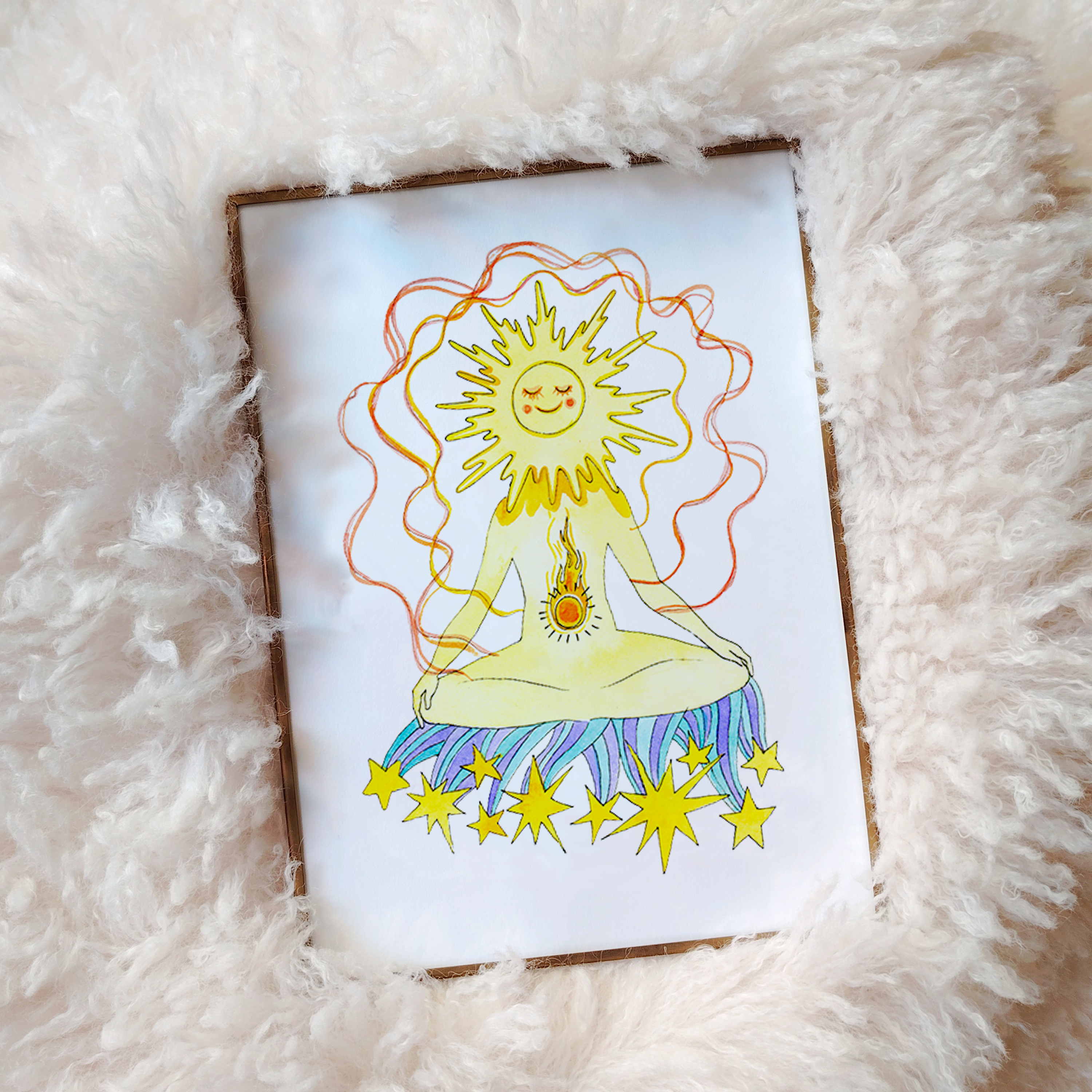 PRINT SADHANA - CHAKRA PLEXO SOLAR