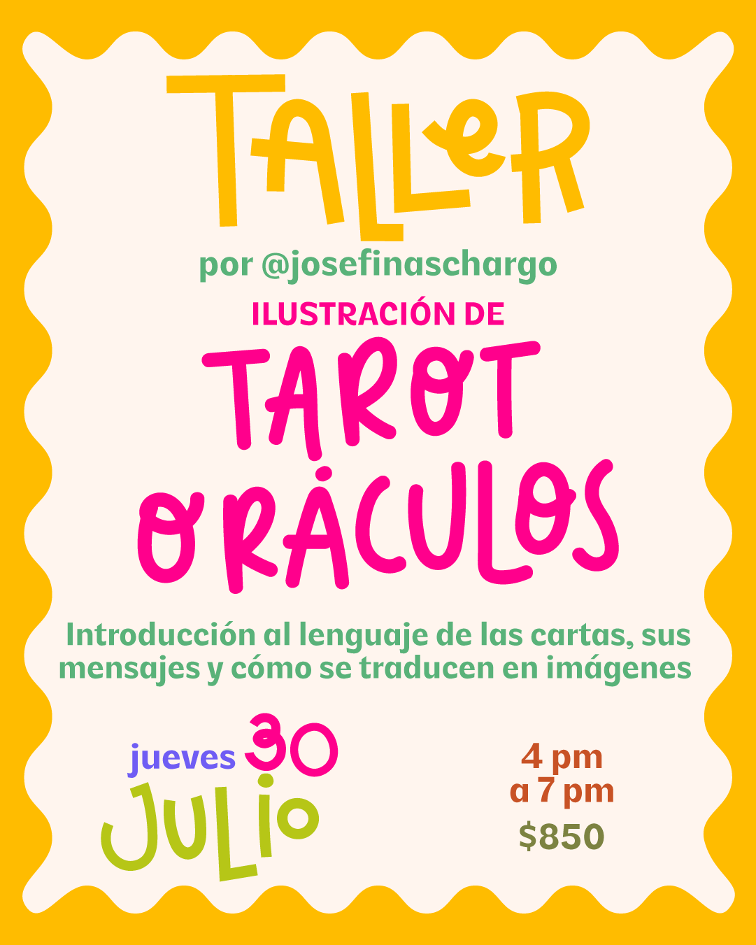 TALLER - ILUSTRACIÓN DE TAROT Y ORÁCULOS