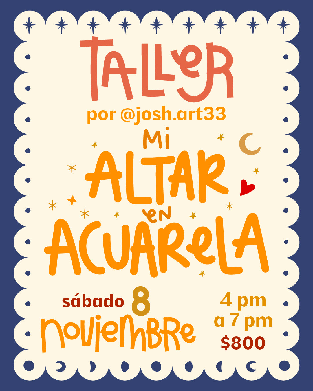 TALLER - MI ALTAR EN ACUARELA