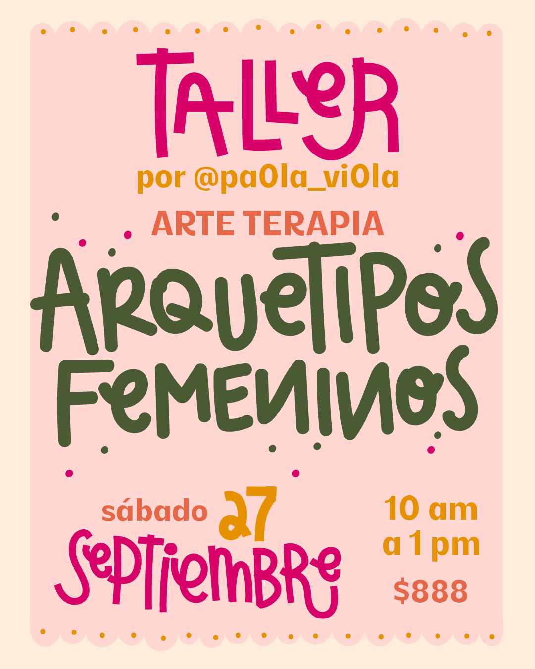 TALLER - ARTE TERAPIA: ARQUETIPOS FEMENINOS