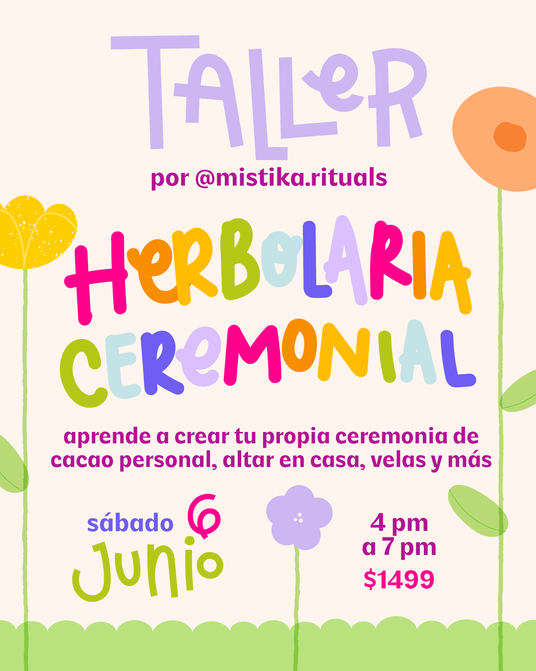 TALLER - HERBOLARIA CEREMONIAL