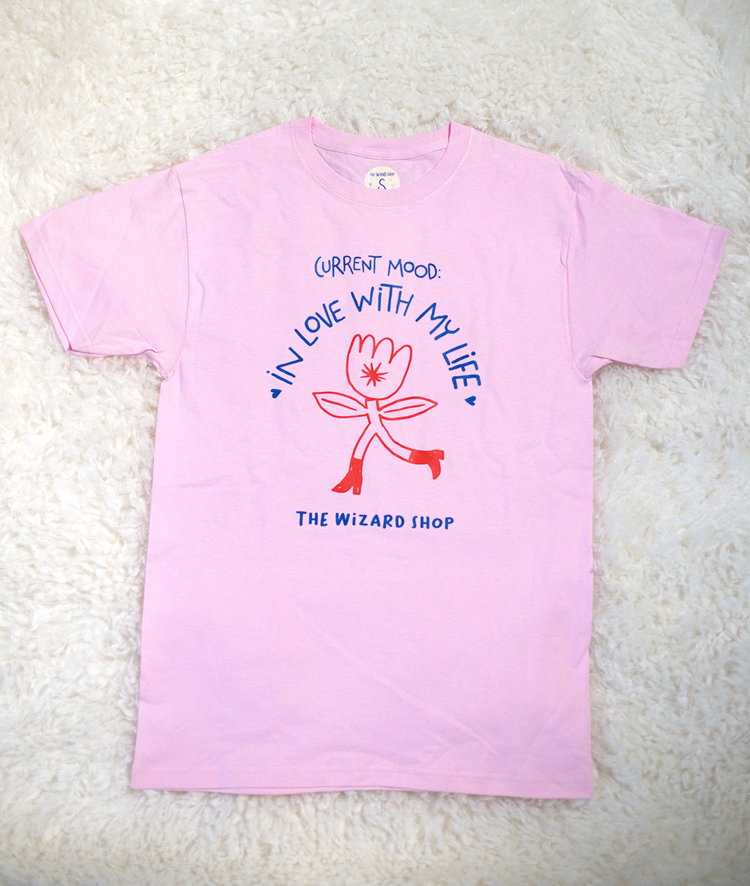 IN LOVE WITH MY LIFE - T-SHIRT ROSA