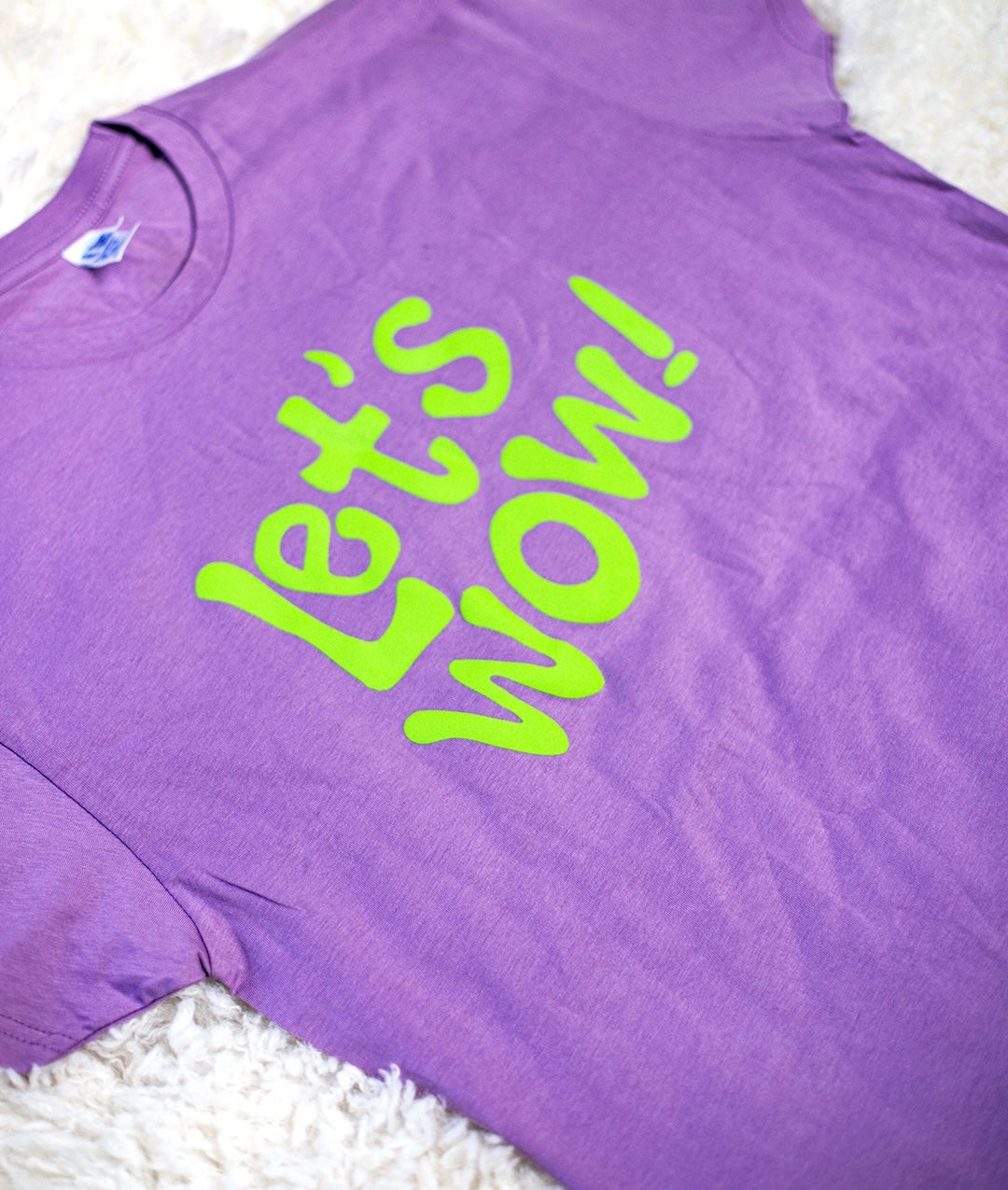 LET'S WOW - T-SHIRT MORADA