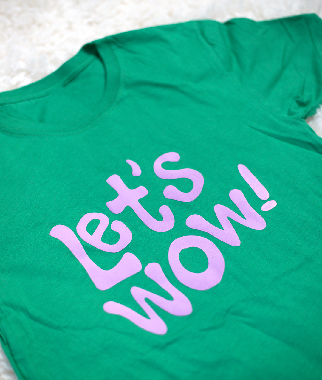 LET'S WOW - T SHIRT VERDE