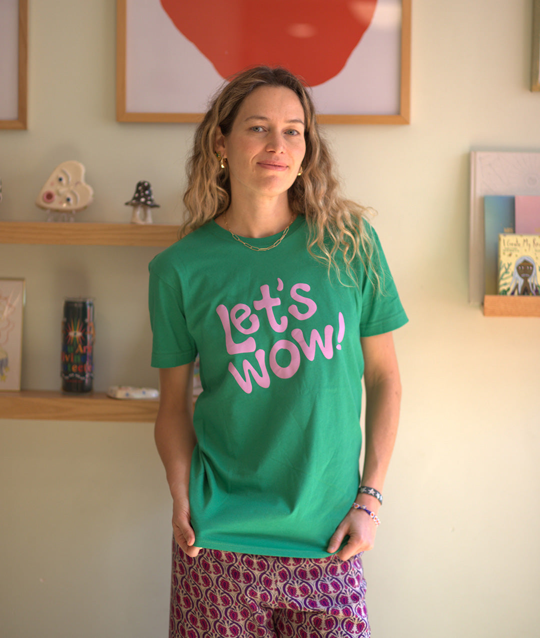 LET'S WOW - T-SHIRT MORADA