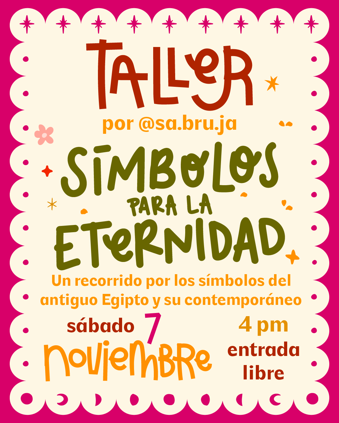 PLÁTICA - SÍMBOLOS PARA LA ETERNIDAD