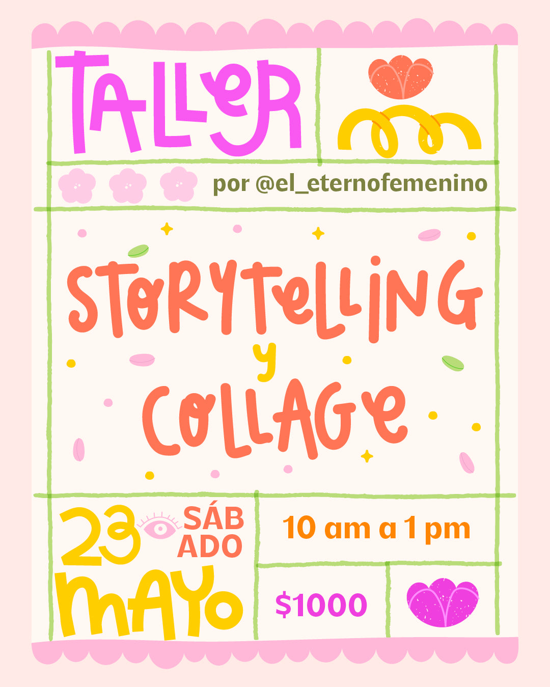 TALLER - STORYTELLING Y COLLAGE