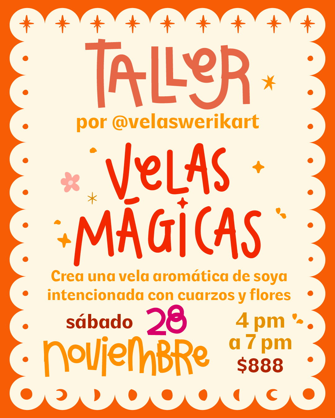TALLER - VELAS MÁGICAS